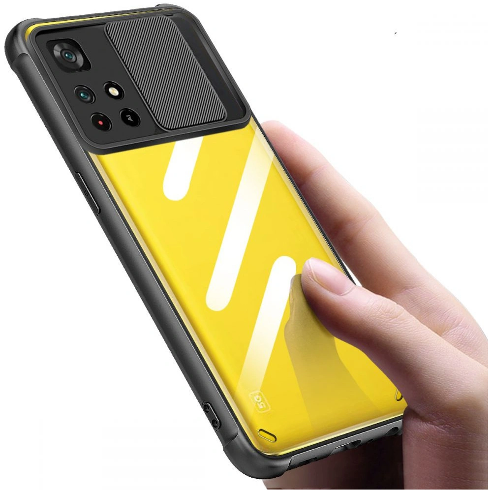 Etui Tech-Protect Camshield Redmi Note 11S 5G/POCO M4 Pro 5G Black