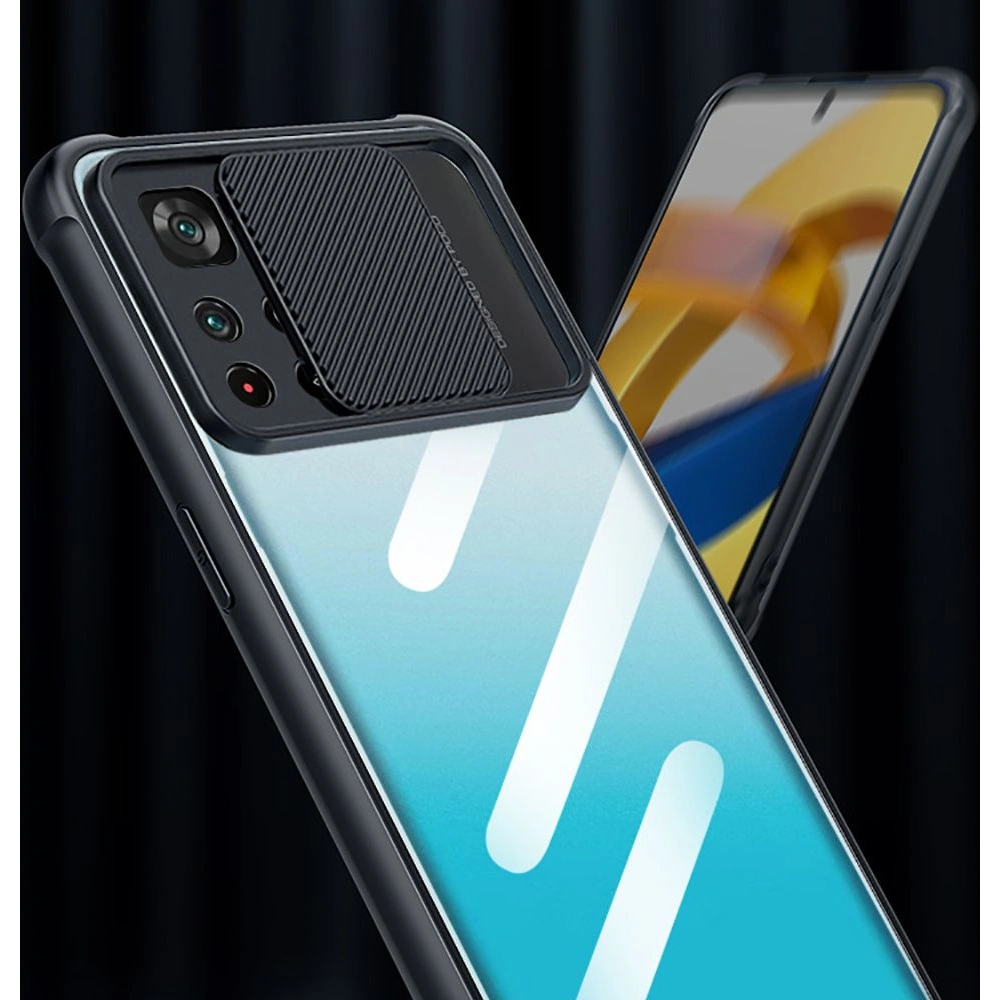 Etui Tech-Protect Camshield Redmi Note 11S 5G/POCO M4 Pro 5G Black