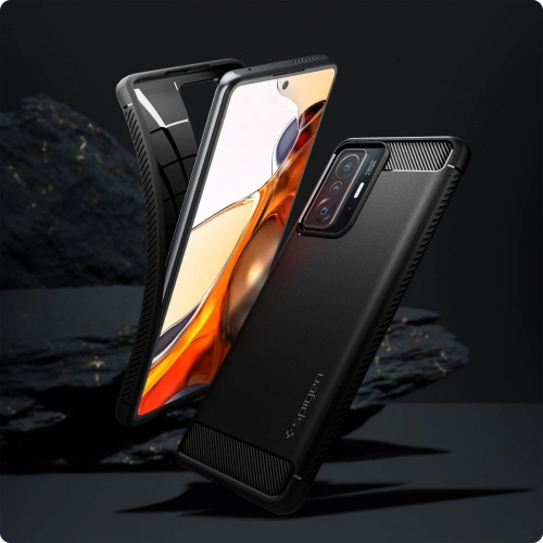 Kup Etui Spigen Rugged Armor Xiaomi 11T/Pro Matte Black - SPN2013BLK - {ean13} - Sklep Home Screen