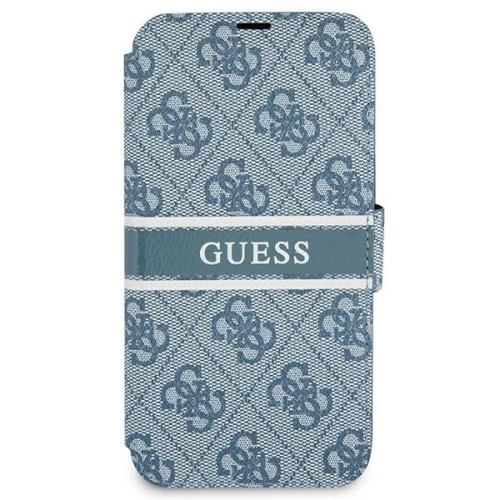 Kup Etui Guess GUBKP13L4GDBL Apple iPhone 13 Pro modrý/blue book 4G Stripe - GUE1444BLU - {ean13} - Sklep Home Screen