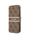 Etui Guess GUBKP13L4GDBR Apple iPhone 13 Pro brązowy/brown book 4G Stripe