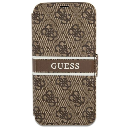 Kup Etui Guess GUBKP13L4GDBR Apple iPhone 13 Pro brązowy/brown book 4G Stripe - GUE1445BR - {ean13} - Sklep Home Screen