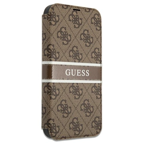 Kup Etui Guess GUBKP13L4GDBR Apple iPhone 13 Pro brązowy/brown book 4G Stripe - GUE1445BR - {ean13} - Sklep Home Screen