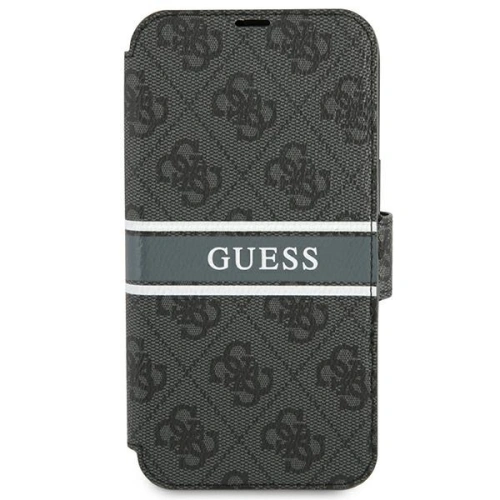 Kup Etui Guess GUBKP13L4GDGR Apple iPhone 13 Pro szary/grey book 4G Stripe - GUE1446GRY - {ean13} - Sklep Home Screen