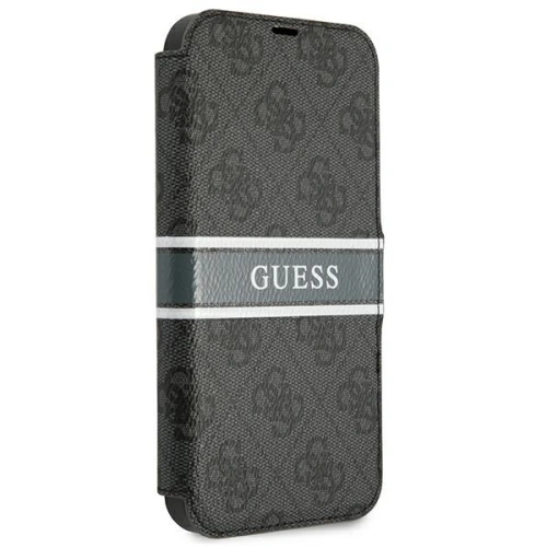 Kup Etui Guess GUBKP13L4GDGR Apple iPhone 13 Pro szary/grey book 4G Stripe - GUE1446GRY - {ean13} - Sklep Home Screen