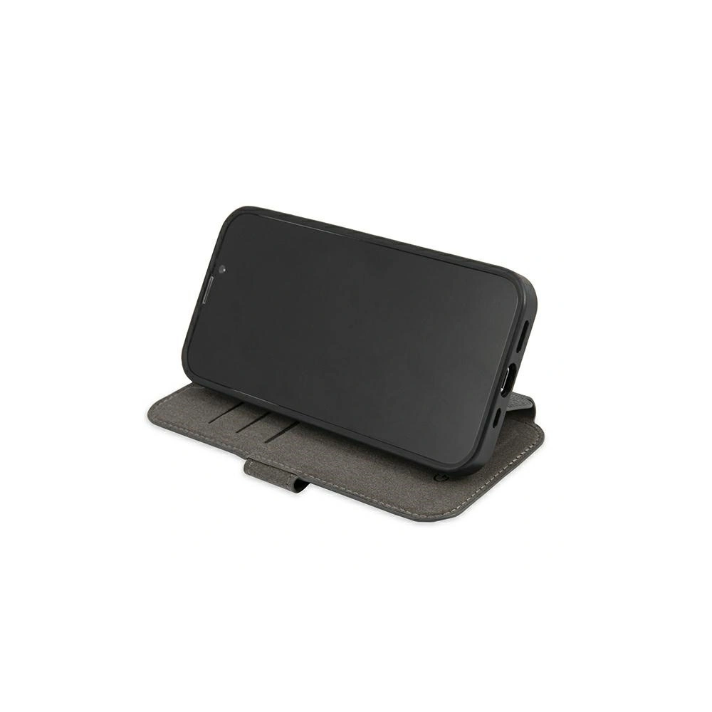 Etui Guess GUBKP13L4GDGR Apple iPhone 13 Pro szary/grey book 4G Stripe