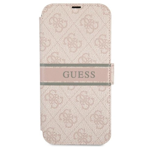 Kup Etui Guess GUBKP13L4GDPI Apple iPhone 13 Pro różowy/pink book 4G Stripe - GUE1447PNK - {ean13} - Sklep Home Screen