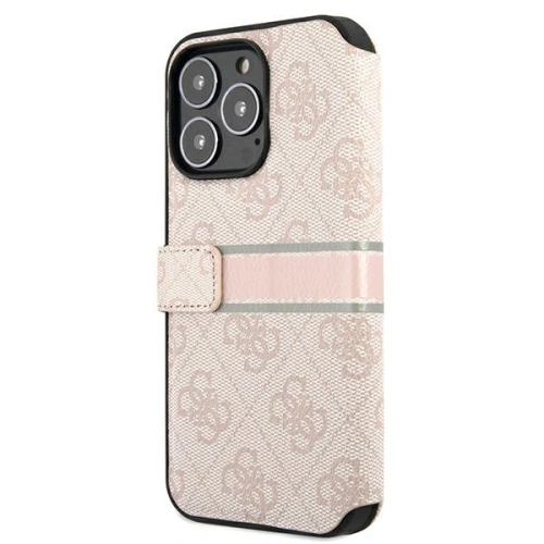 Kup Etui Guess GUBKP13L4GDPI Apple iPhone 13 Pro růžový/pink book 4G Stripe - GUE1447PNK - {ean13} - Sklep Home Screen