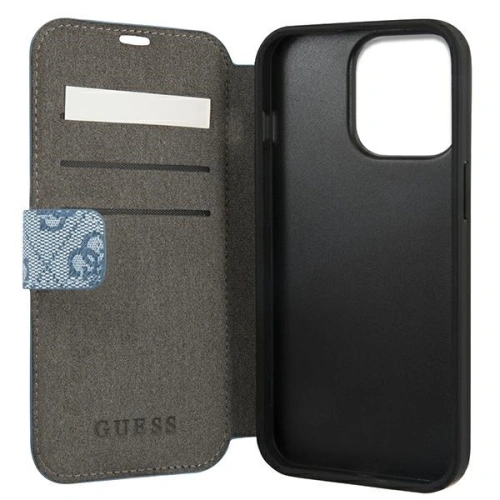 Buy Guess GUBKP13L4GMGBL Apple iPhone 13 Pro blue book 4G Big Metal Logo - GUE1448BLU - {ean13} - Home Screen Store Europe