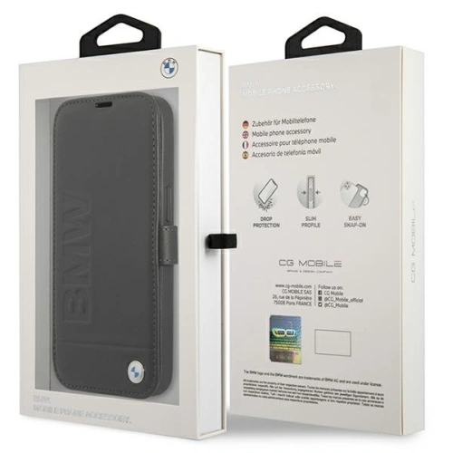 Kup Etui BMW BMFLBKP13LSLLBK Apple iPhone 13 Pro negru/black book Signature - BMW247BLK - {ean13} - Sklep Home Screen