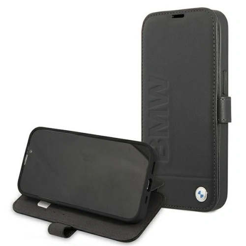 Kup BMW Apple Tasche BMFLBKP13MSLLBK iPhone 13 schwarz/schwarz book Signature - BMW248BLK - {ean13} - Sklep Home Screen