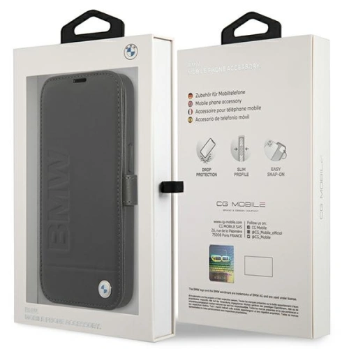 Kup BMW Apple Tasche BMFLBKP13MSLLBK iPhone 13 schwarz/schwarz book Signature - BMW248BLK - {ean13} - Sklep Home Screen