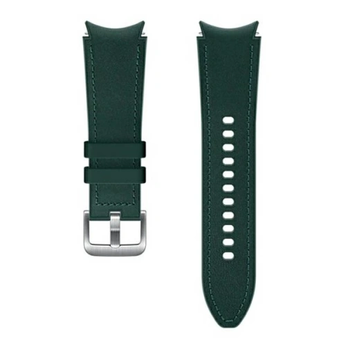 Kup Pasek Samsung Galaxy Watch 4 20mm hibrid bőr szíj ET-SHR88SGEGEU S/M zöld/green - SMG542GRN - {ean13} - Sklep Home Screen