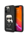 Etui Karl Lagerfeld KLHCP13LOKPK Apple iPhone 13 Pro negru/black hardcase Saffiano Ikonik Patch-ul lui Karl