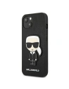 Kup Etui Karl Lagerfeld KLHCP13MOKPK Apple iPhone 13 černý/black hardcase Saffiano Ikonik Karl`s Patch - KLD773BLK - {ean13} - Sklep Home Screen
