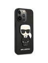 Kup Etui Karl Lagerfeld KLHCP13XOKPK Apple iPhone 13 Pro Max negru/black hardcase Saffiano Ikonik Patch-ul lui Karl - KLD775BLK - {ean13} - Sklep Home Screen