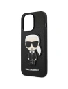Kup Etui Karl Lagerfeld KLHCP13XOKPK Apple iPhone 13 Pro Max negru/black hardcase Saffiano Ikonik Patch-ul lui Karl - KLD775BLK - {ean13} - Sklep Home Screen