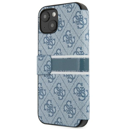 Kup Etui Guess GUBKP13M4GDBL Apple iPhone 13 modrý/blue book 4G Stripe - GUE1452BLU - {ean13} - Sklep Home Screen
