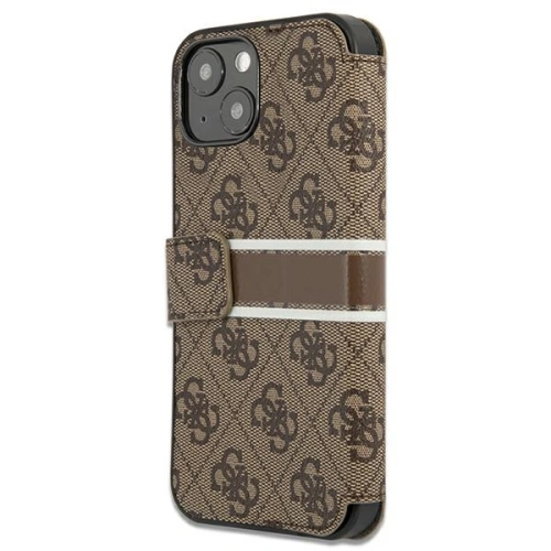 Kup Etui Guess GUBKP13M4GDBR Apple iPhone 13 bronz/brown book 4G Stripe - GUE1453BR - {ean13} - Sklep Home Screen
