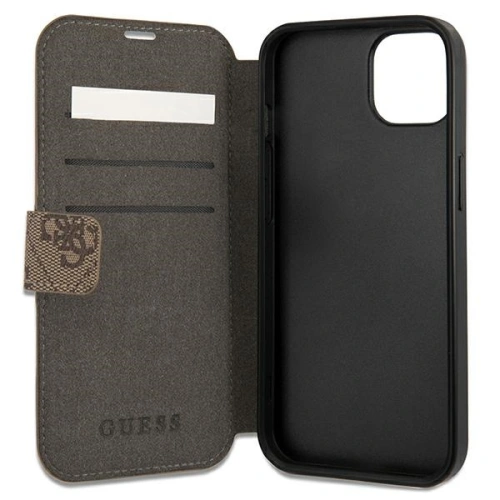 Kup Etui Guess GUBKP13M4GDBR Apple iPhone 13 bronz/brown book 4G Stripe - GUE1453BR - {ean13} - Sklep Home Screen