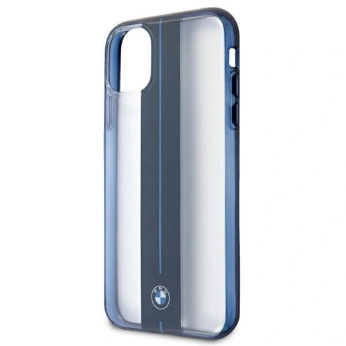 Kup Etui BMW BMHCN61PCUMRSTNA Apple iPhone 11 transparent hardcase Middle Stripe Navy - BMW252CL - {ean13} - Sklep Home Screen