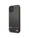 Kup Etui BMW BMHCN61PUCARTCBK Apple iPhone 11 czarny/black hardcase M Collection PU Carbon Stripe - BMW253BLK - {ean13} - Sklep Home Screen