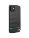 Kup Etui BMW BMHCN61PUCARTCBK Apple iPhone 11 czarny/black hardcase M Collection PU Carbon Stripe - BMW253BLK - {ean13} - Sklep Home Screen