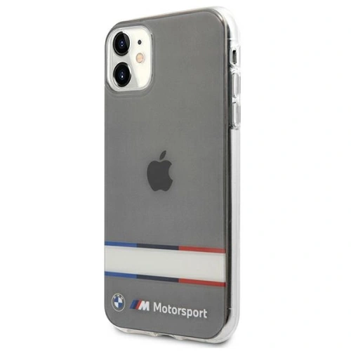Kup Etui BMW BMHCN61SHTWK Apple iPhone 11 transparent hardcase Tricolor Stripes - BMW254CL - {ean13} - Sklep Home Screen