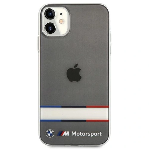Kup Etui BMW BMHCN61SHTWK Apple iPhone 11 transparent hardcase Tricolor Stripes - BMW254CL - {ean13} - Sklep Home Screen