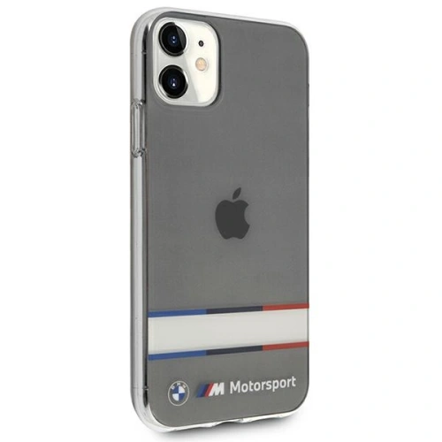 Kup Etui BMW BMHCN61SHTWK Apple iPhone 11 transparent hardcase Tricolor Stripes - BMW254CL - {ean13} - Sklep Home Screen
