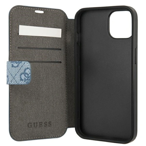Kup Etui Guess GUBKP13M4GMGBL Apple iPhone 13 kék/blue book 4G Big Metal Logo - GUE1456BLU - {ean13} - Sklep Home Screen
