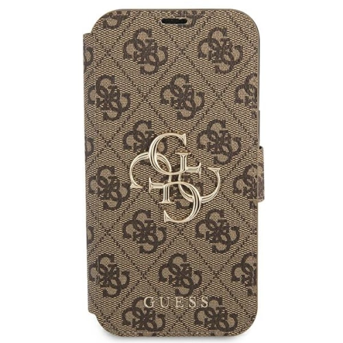 Kup Guess Apple Tasche GUBKP13M4GMGBR iPhone 13 braun/braun book 4G Big Metal Logo - GUE1457BR - {ean13} - Sklep Home Screen