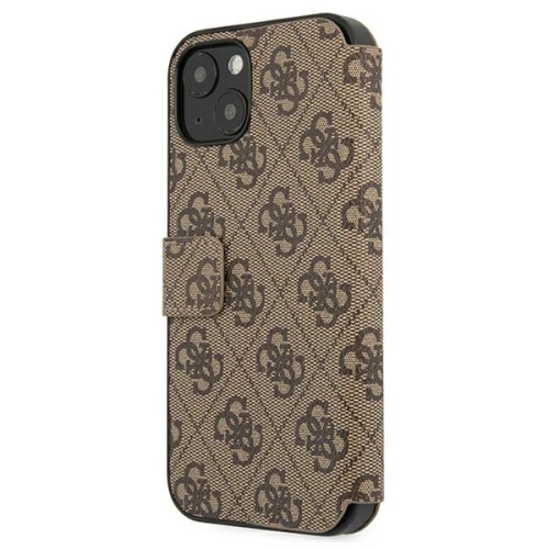 Kup Guess Apple Tasche GUBKP13M4GMGBR iPhone 13 braun/braun book 4G Big Metal Logo - GUE1457BR - {ean13} - Sklep Home Screen
