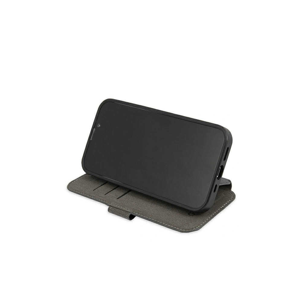 Etui Guess GUBKP13M4GMGGR Apple iPhone 13 szary/grey book 4G Big Metal Logo