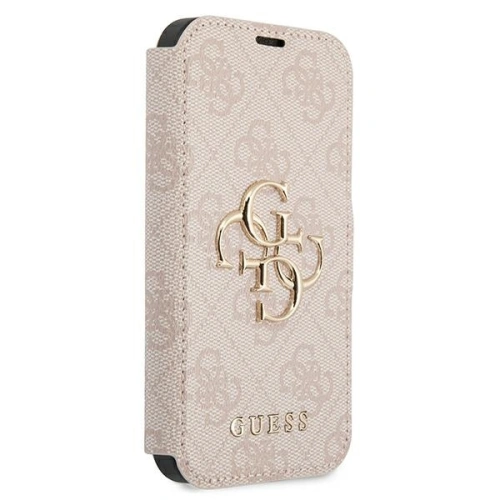 Kup Etui Guess GUBKP13M4GMGPI Apple iPhone 13 rózsaszín/pink könyv 4G Nagy Fém Logó - GUE1459PNK - {ean13} - Sklep Home Screen