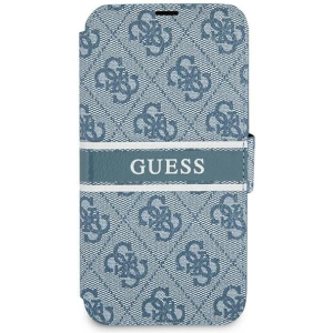 Kup Guess Apple Tasche GUBKP13S4GDBL iPhone 13 mini blau/blau book 4G Stripe - GUE1460BLU - {ean13} - Sklep Home Screen