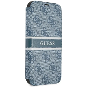 Kup Guess Apple Tasche GUBKP13S4GDBL iPhone 13 mini blau/blau book 4G Stripe - GUE1460BLU - {ean13} - Sklep Home Screen