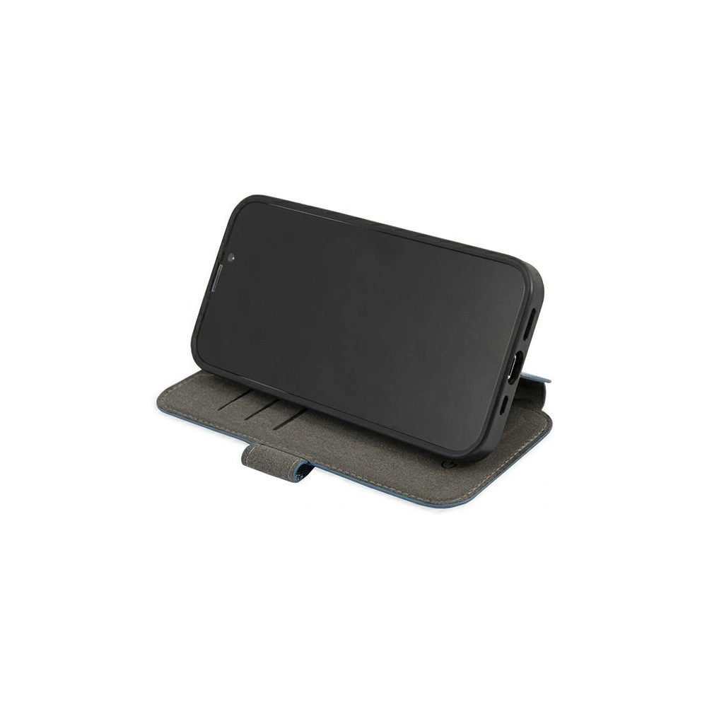 Etui Guess GUBKP13S4GDBL Apple iPhone 13 mini niebieski/blue book 4G Stripe