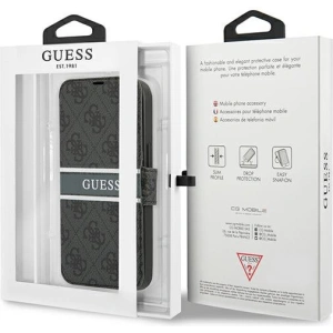 Kup Guess Apple Tasche GUBKP13S4GDGR iPhone 13 mini grau/grau book 4G Stripe - GUE1462GRY - {ean13} - Sklep Home Screen
