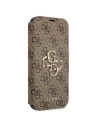 Kup Etui Guess GUBKP13X4GMGBR Apple iPhone 13 Pro Max barna/brown könyv 4G Nagy Fém Logó - GUE1473BR - {ean13} - Sklep Home Screen