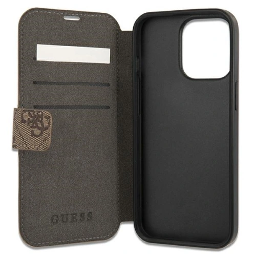 Kup Etui Guess GUBKP13X4GMGBR Apple iPhone 13 Pro Max brązowy/brown book 4G Big Metal Logo - GUE1473BR - {ean13} - Sklep Home Screen