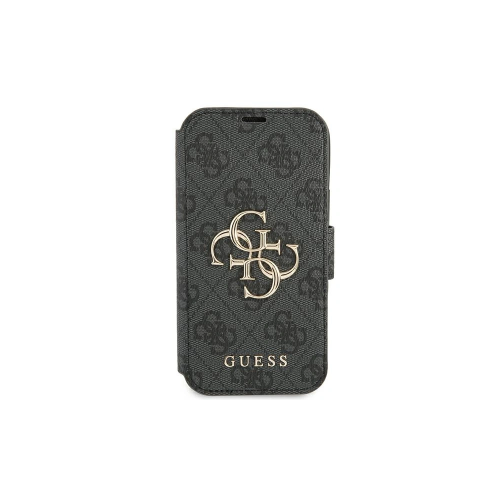 Etui Guess GUBKP13X4GMGGR Apple iPhone 13 Pro Max szary/grey book 4G Big Metal Logo