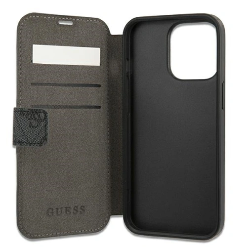 Kup Guess Apple Tasche GUBKP13X4GMGGR iPhone 13 Pro Max grau/grau book 4G Big Metal Logo - GUE1474GRY - {ean13} - Sklep Home Screen