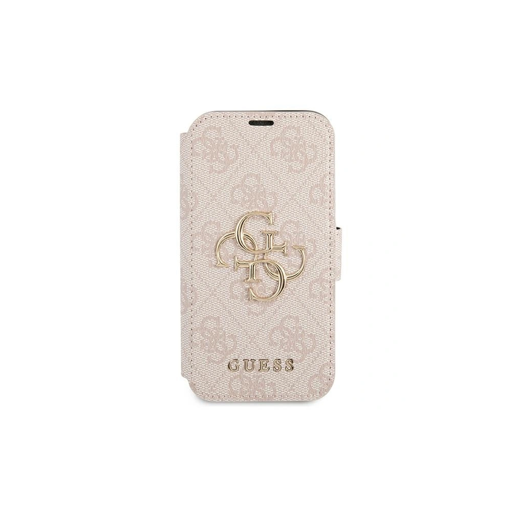 Etui Guess GUBKP13X4GMGPI Apple iPhone 13 Pro Max różowy/pink book 4G Big Metal Logo