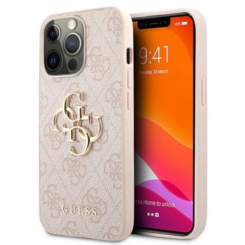 Kup Etui Guess GUHCP13L4GMGPI Apple iPhone 13 Pro růžový/pink hardcase 4G Big Metal Logo - GUE1477PNK - {ean13} - Sklep Home Screen