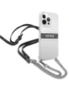 Kup Etui Guess GUHCP13LKC4GBSI Apple iPhone 13 Pro Átlátszó kemény tok 4G Szürke Pánt Ezüst Lánc - GUE1478CL - {ean13} - Sklep Home Screen