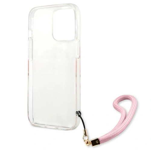 Kup Etui Guess GUHCP13LKCABPI Apple iPhone 13 Pro różowy/pink hardcase Camo Strap Collection - GUE1480PNK - {ean13} - Sklep Home Screen