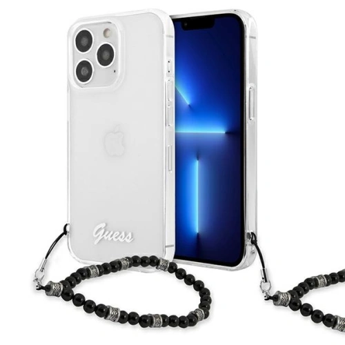 Kup Etui Guess GUHCP13LKPSBK Apple iPhone 13 Pro Transparent hardcase Black Pearl - GUE1481CL - {ean13} - Sklep Home Screen