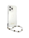 Kup Etui Guess GUHCP13LKPSWH Apple iPhone 13 Pro Transparent hardcase White Pearl - GUE1482CL - {ean13} - Sklep Home Screen