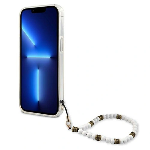Kup Etui Guess GUHCP13LKPSWH Apple iPhone 13 Pro Transparent hardcase White Pearl - GUE1482CL - {ean13} - Sklep Home Screen